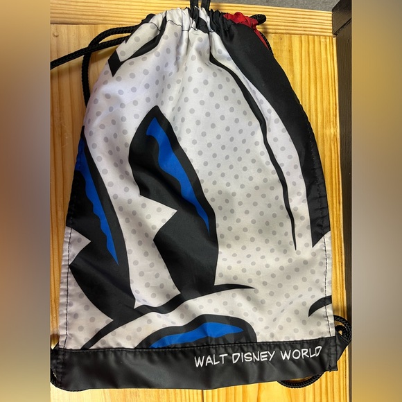 Walt Disney World Parks Mickey and Minnie Mouse Drawstring Cinch Bag Pop Art - Picture 5 of 5